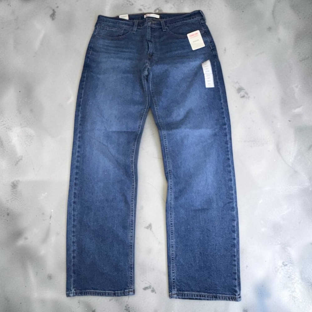 Signature by Levi Strauss Mens Athletic Fit Flex Jeans Blue 36x32 NWT
